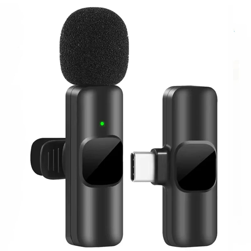 Microphone Wireless Lavalier Microphone for Live Streaming Mic For iPhone/Android